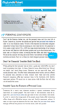 Mobile Screenshot of personal-loan-online.com